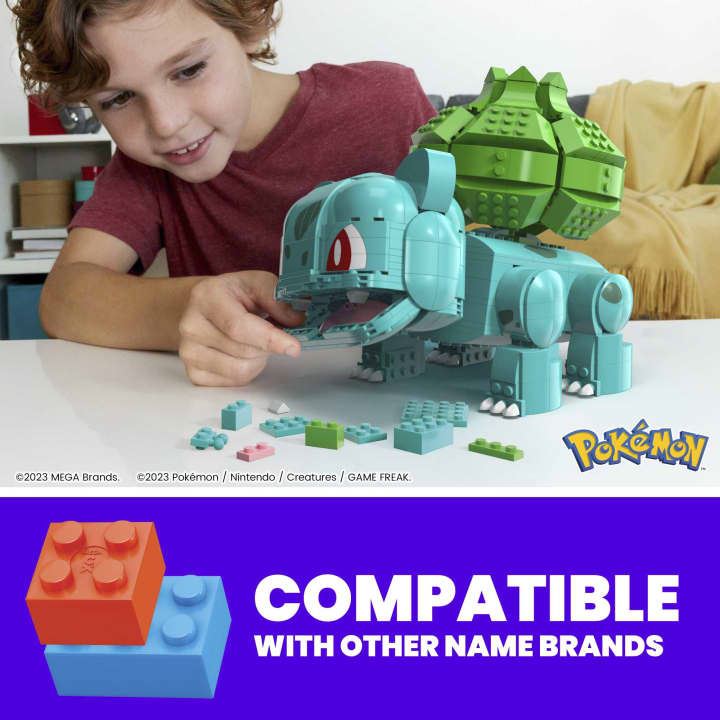 Jumbo Bulbasaur HNT96 Pokémon Building Toy Kit (MEGA / Pokemon)