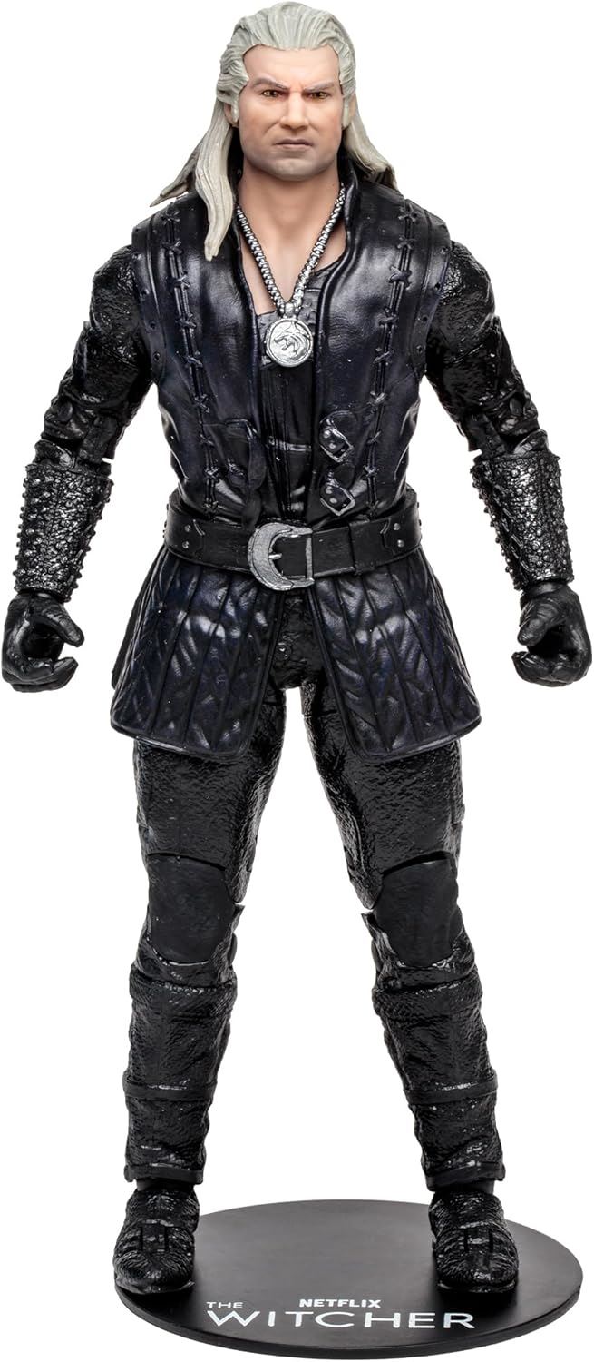 Ciri & Geralt of Rivia 7″ Figure 2-Pack 13813 – The Witcher Season 3 (Netflix) | McFarlane Toys Collector Twin Pack with Accessories