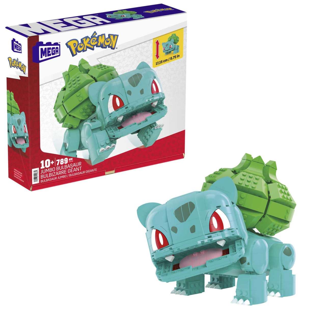 Jumbo Bulbasaur HNT96 Pokémon Building Toy Kit (MEGA / Pokemon)