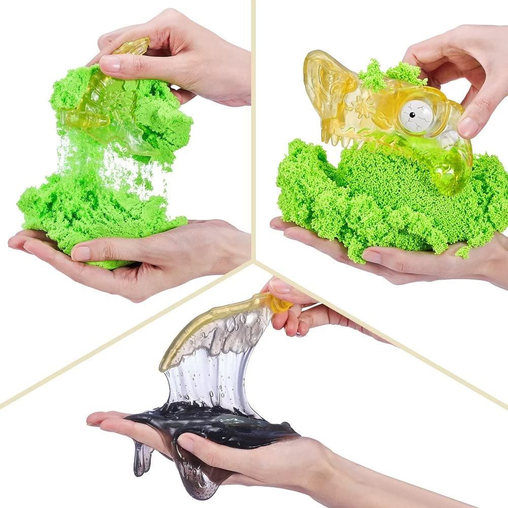 Smashers Dino Island Giant Skull 7488 – ZURU 30-Surprise Smash Playset RED Megalodon Shark Edition – Action Playset for Kids