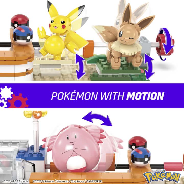 MEGA Pokémon Forest Pokémon Center Building Playset 648pcs 8+ HNT93