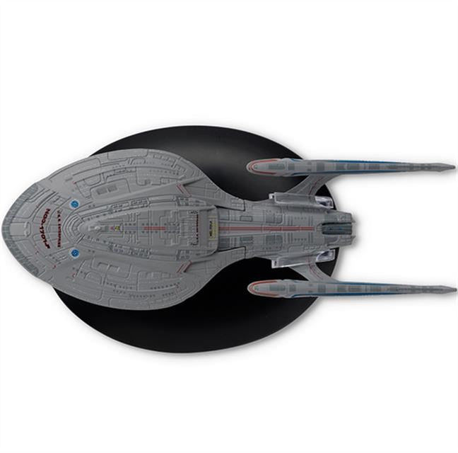 #13 U.S.S. Enterprise NCC-1701-F (Federation Livery) Model Die Cast Ship BONUS ISSUE (Eaglemoss / Star Trek)