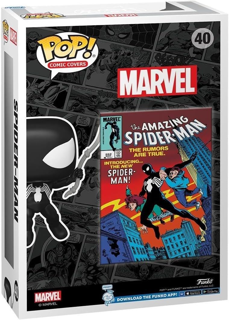Spider-Man #40 Pop! Comic Covers Vinyl Figure 72503 – Marvel The Amazing Spider-Man Funko Collectible with Display Case