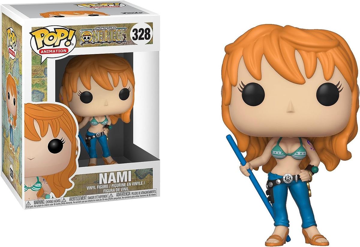NAMI #328 3.75" Pop Vinyl Figure 23194 (Shonen Jump One Piece)Nami #328 Pop! Vinyl Figure 23194 – One Piece Funko Collectible 3.75″ Anime Figure (Shonen Jump)