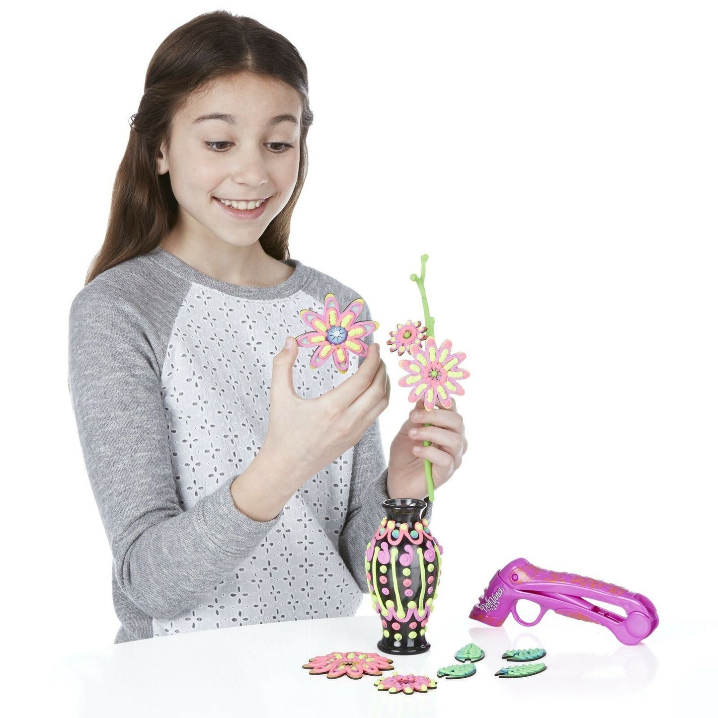 Hasbro DOH-VINCI Faux Flower Vase Play-Doh Kit