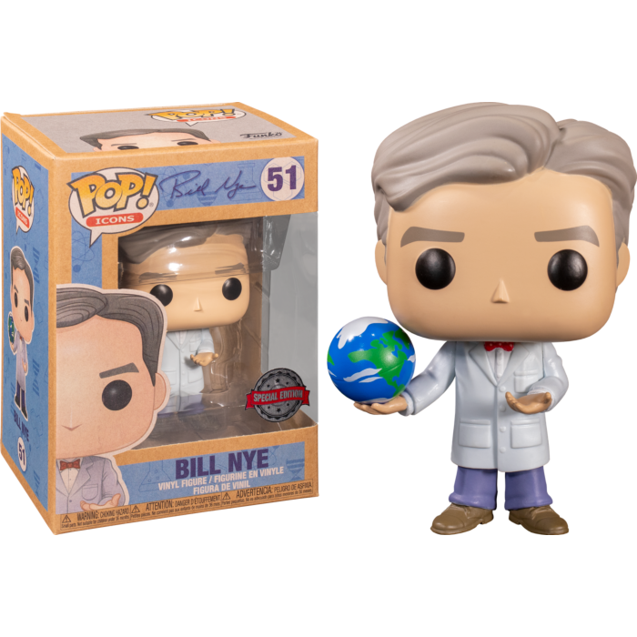 Funko POP! BILL NYE #51 Special Edition Vinyl Figure