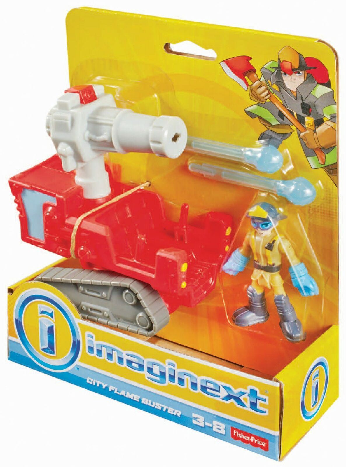 Fisher-Price Imaginext CITY FLAME BUSTER Playset & Figures Toy