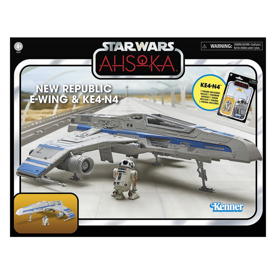 New Republic E-Wing & KE4-N4 G0359 Figure Set (Star Wars / Kenner: The Vintage Collection)
