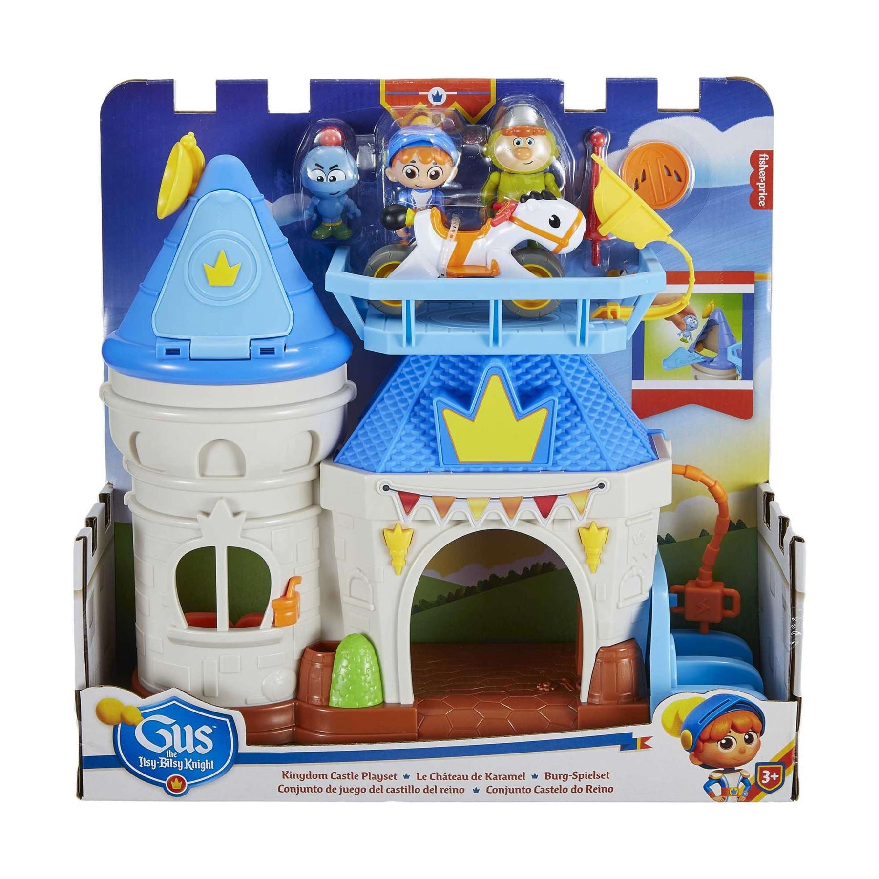 Fisher-Price Gus the Itsy Bitsy Knight Kingdom Castle Playset Age 3+