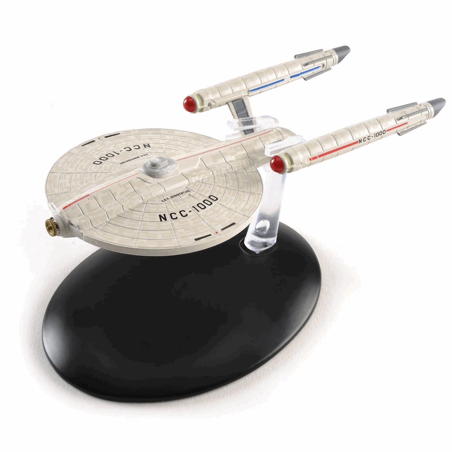 #12 U.S.S. Bonaventure NCC-1000 Model Diecast Ship BONUS ISSUE (Eaglemoss / Star Trek)