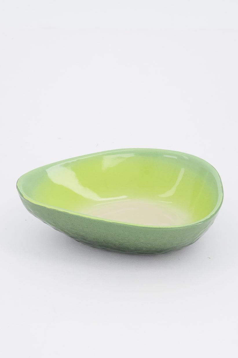 GIFT REPUBLIC Avocado Trinket Bowl Ceramic Green Novelty Gift Homewares