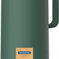 Tramontina Exata 1L Thermal Flask 61637/107 – Olive Green Glass-Lined Vacuum Insulated Bottle Carafe with Cup Lid for Hot & Cold Drinks