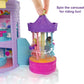 Polly Pocket Rainbow Funland Fairy Flight Ride Playset Dollhouse GYK41 2 Dolls