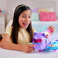 HWP19 (Polly Pocket) Kitty Airways Playset With 2 Micro Dolls And Pet