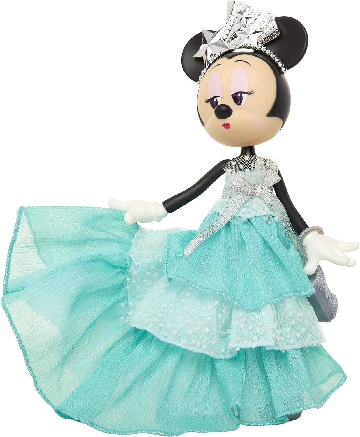 Disney Minnie Mouse Glamour Gala Poseable Doll Collector 10" Fashion Doll 20059