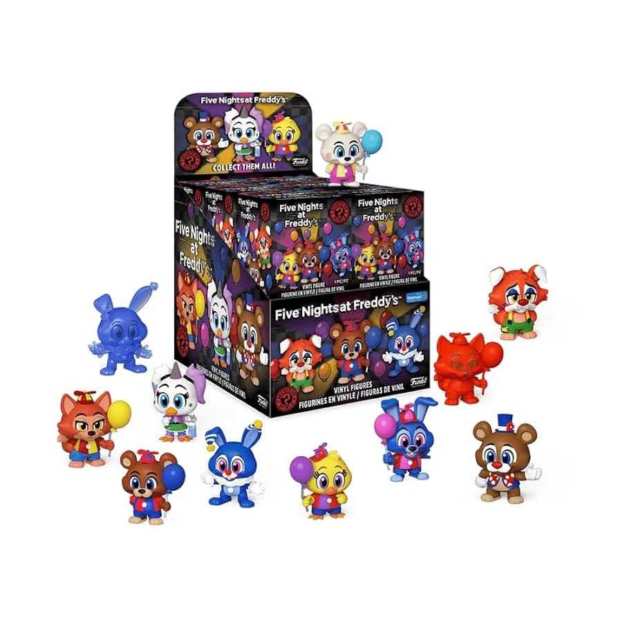 [12 DISPLAY CASE] Balloon Circus Mystery Minis Blind Box 67871 Security Breach S2 (FNAF / Five Nights at Freddy's)