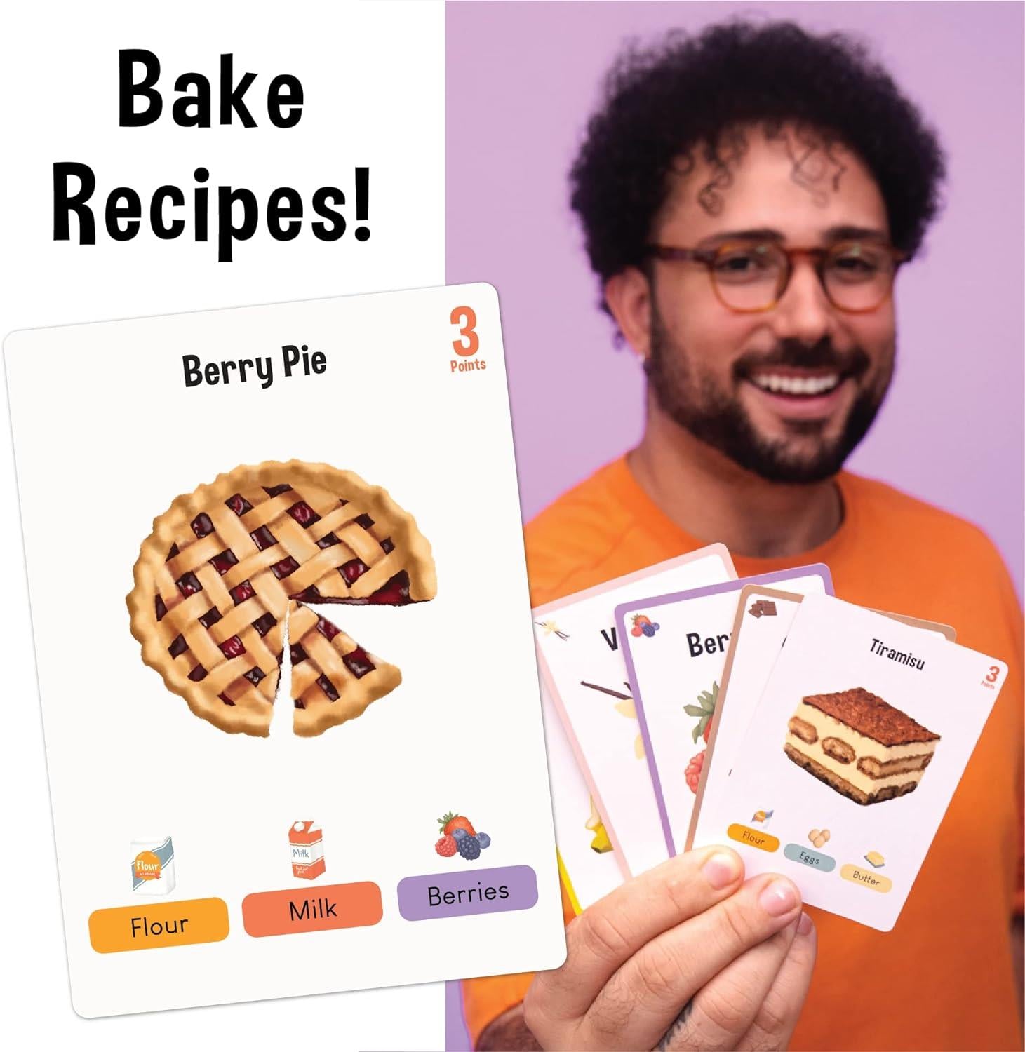 Bake it Happen LE01 Family Baking Card Game Lucky Egg Fun Creative Delicious