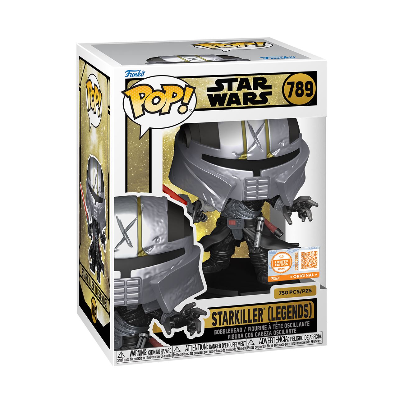 Funko Pop! Star Wars: Starkiller (Legends) #789 Masked - Limited Edition 750 Grail