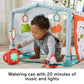 Fisher-Price 3-in-1 Crawl & Play Activity Gym HJK45 – Lay & Play Mat, Tummy Time & Crawl-Through Cottage Tunnel with 5 Toys