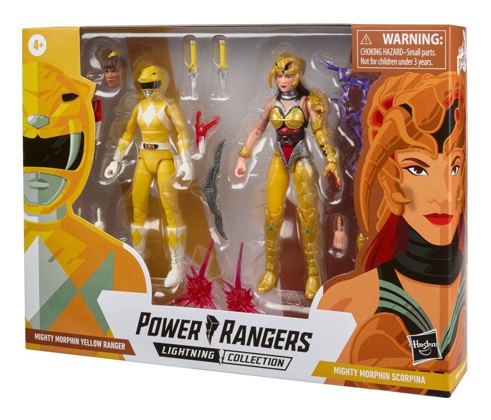 Power Rangers Lightning Collection F2047 Mighty Morphin Yellow Ranger Vs. Scorpina 2-Pack