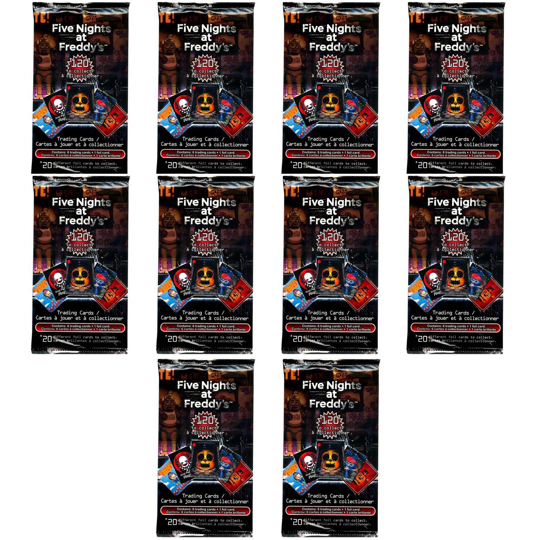 Five Nights At Freddy's FNAF Trading Card Pack 6 Cards & 1 Foil