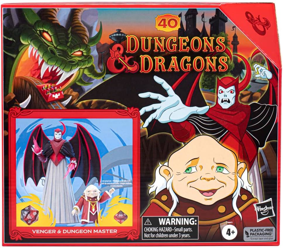 Dungeons & Dragons 6" Scale Dungeon Master & Venger Action Figures 2 Pack F6641