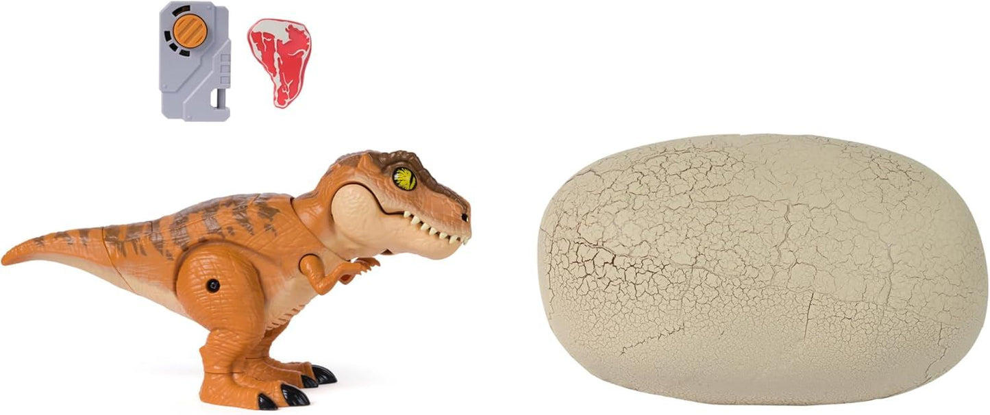 Primal Hatch 6072462 – Jurassic World Interactive Hatching Dino | Surprise Egg Toy with Lights, Sounds & Growing Dino Feature