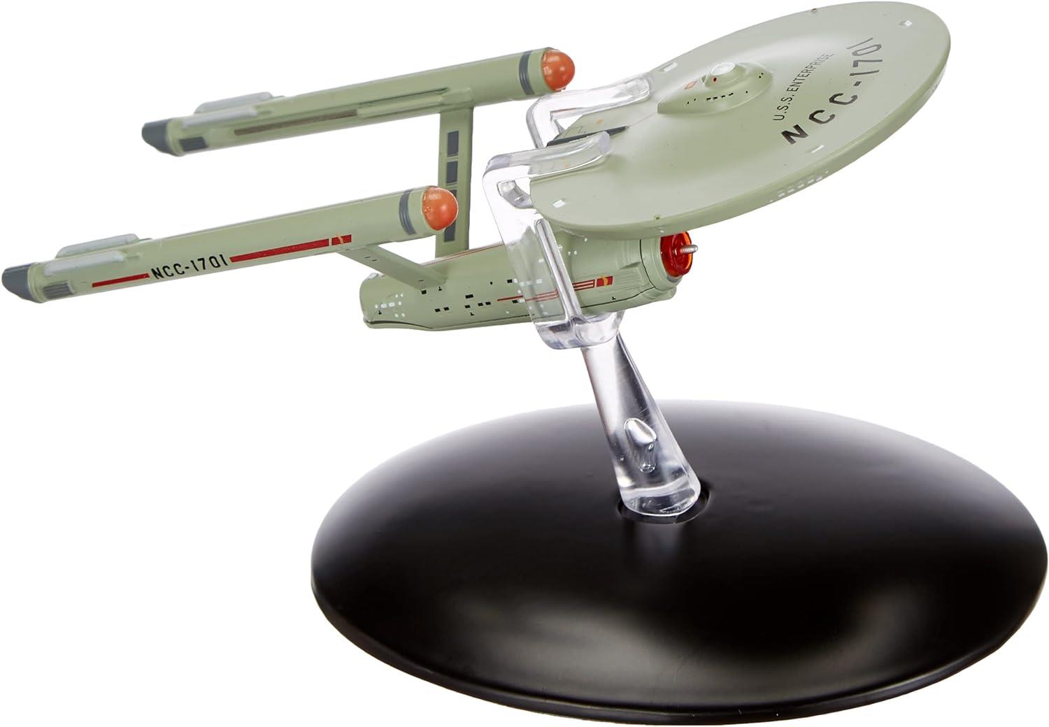 #11 U.S.S. Enterprise NCC-1701 (Constitution-class) TOS Diecast Model Ship Window Boxed (Star Trek / Eaglemoss)