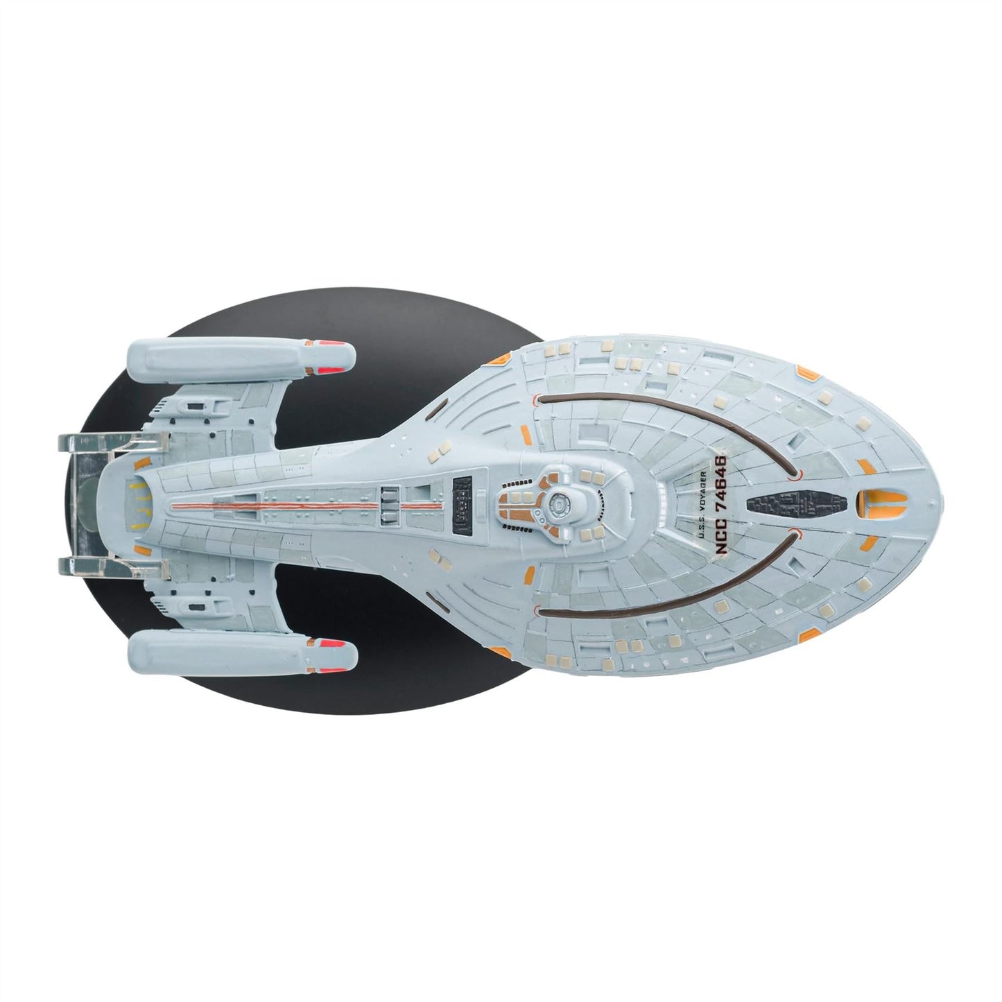 #06 U.S.S. Voyager NCC-74656 (Intrepid-class) Model Diecast Ship (Eaglemoss / Star Trek)