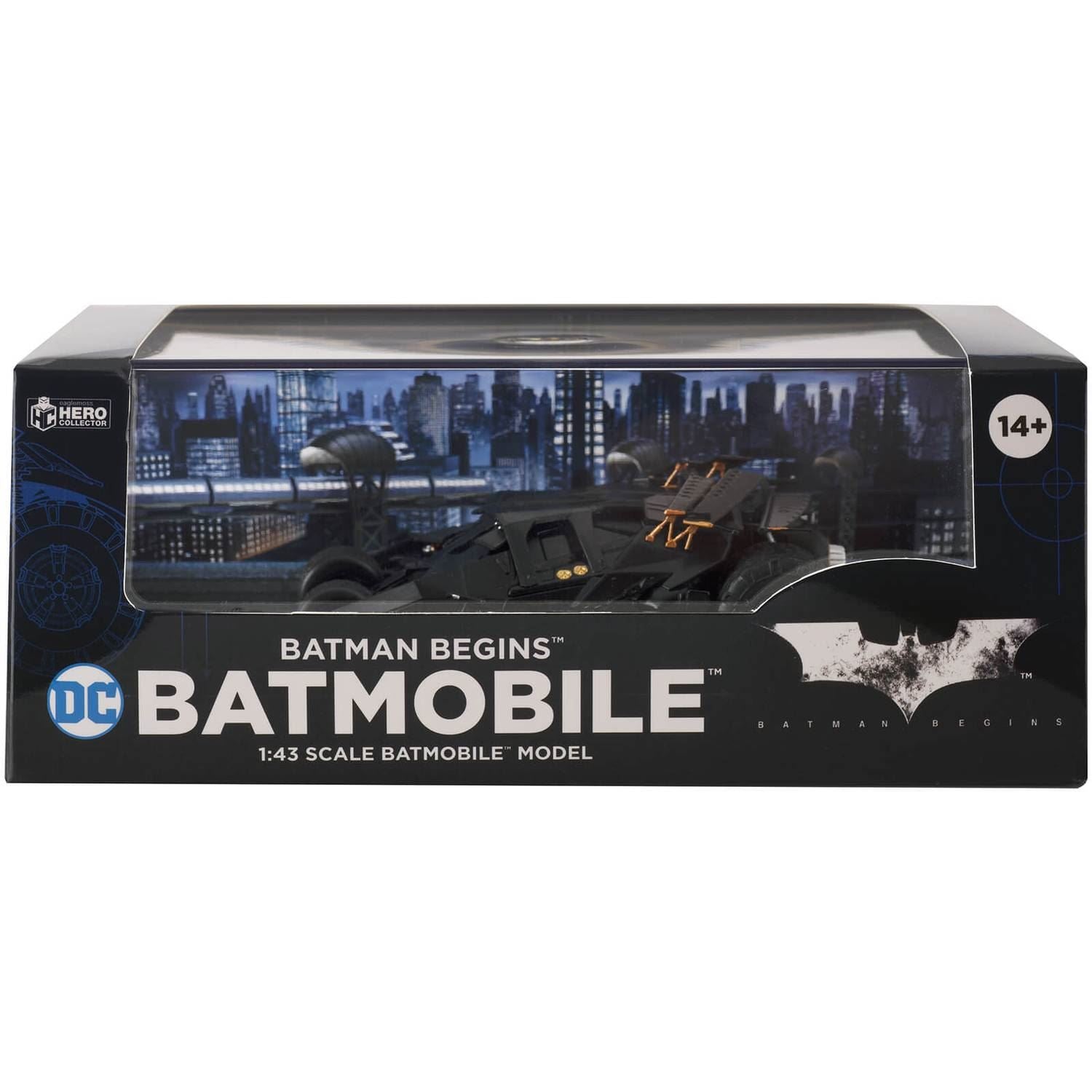 Batman Begins BATMOBILE 1:43 Scale Model MBAEN004 Hero Collector Die-cast Model