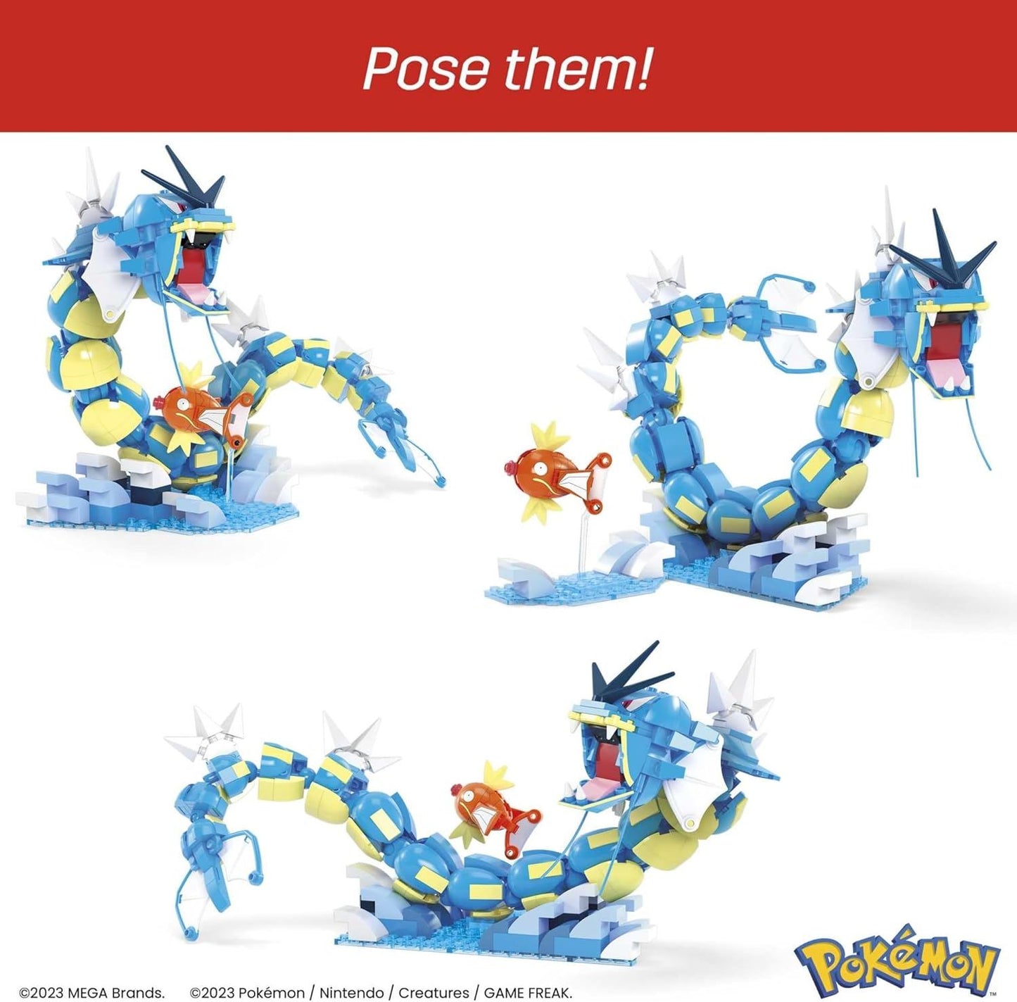 Magikarp Evolution Set HNT95 Pokémon Building Toy Kit (MEGA / Pokemon)