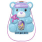 Polly Pocket Teddy Bear Purse Playset HGC39 – Mattel Compact with 2 Micro Dolls & 16 Accessories Ideal Sleep-Over Gift