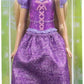 Disney Princess Rapunzel Fashion Doll HLW03 Posable Dress Sparkly Tiara Shoes