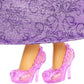 Disney Princess Rapunzel Fashion Doll HLW03 Posable Dress Sparkly Tiara Shoes