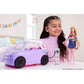 Barbie “Electric Vehicle” with Charging Station HJV36 – Eco-Friendly Barbie Car Playset with Charging Dock & Accessories