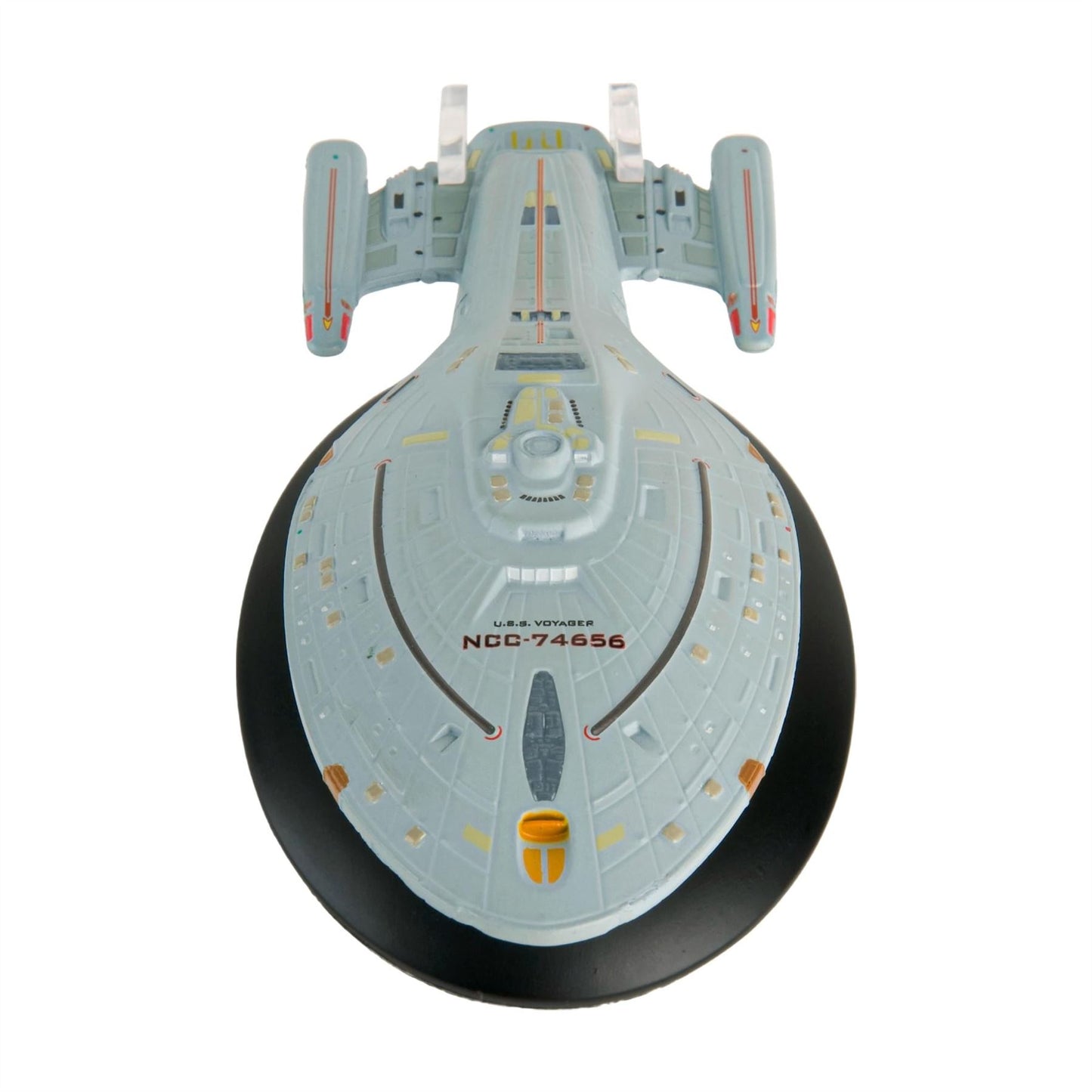 #06 U.S.S. Voyager NCC-74656 (Intrepid-class) Model Diecast Ship (Eaglemoss / Star Trek)