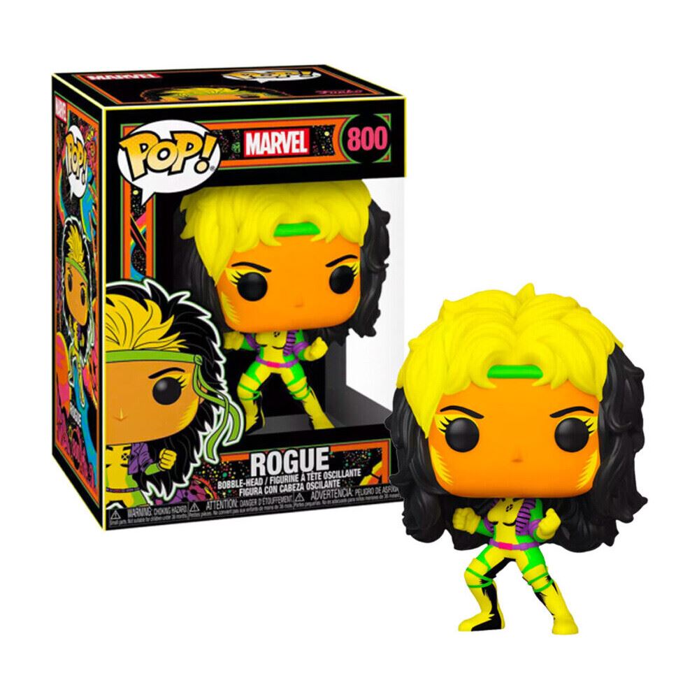 Funko ROGUE (Blacklight) #800 MARVEL: X-Men POP! Vinyl Bobble-Head SE Figure