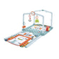 Fisher-Price 3-in-1 Crawl & Play Activity Gym HJK45 – Lay & Play Mat, Tummy Time & Crawl-Through Cottage Tunnel with 5 Toys