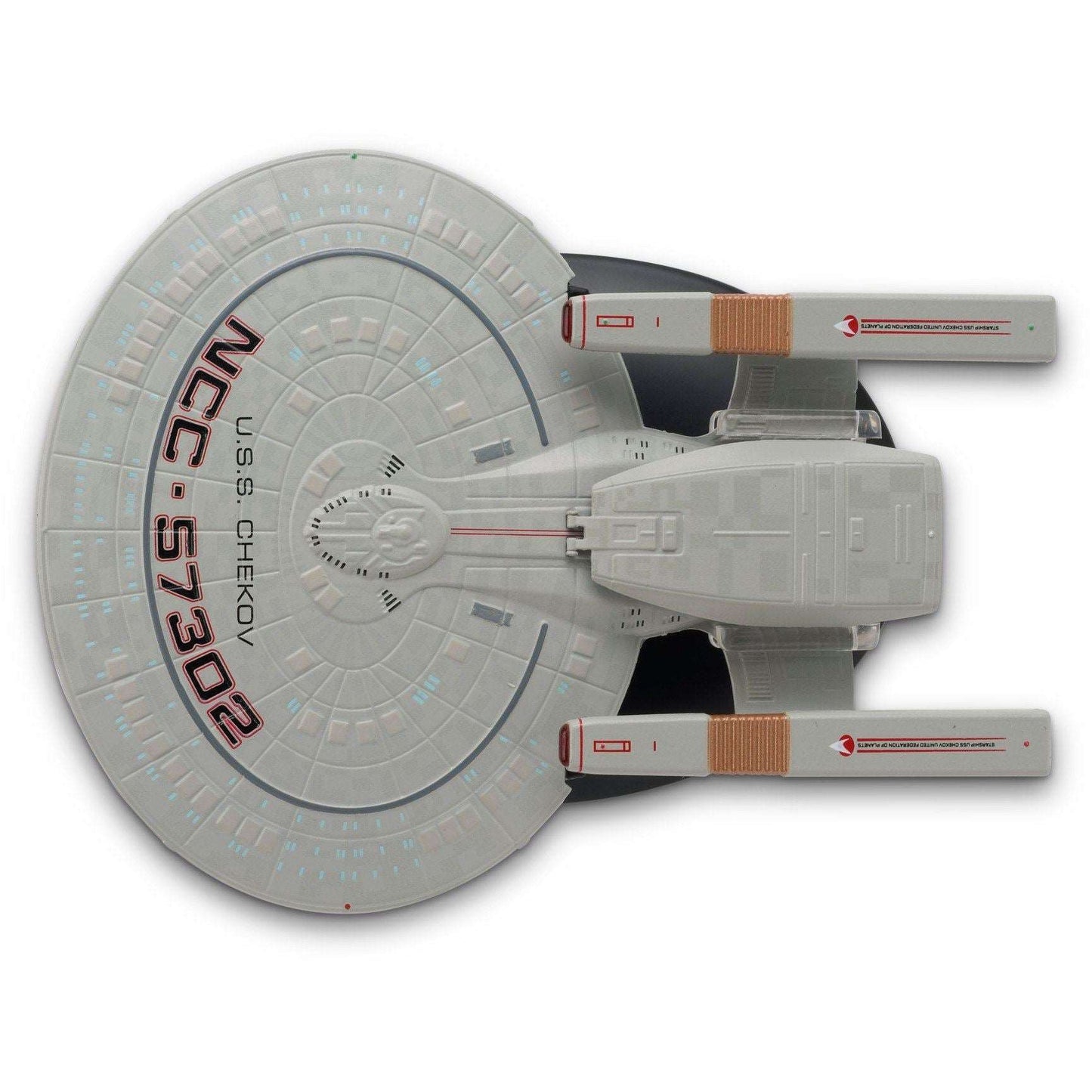 #110 U.S.S. Chekov Springfield Class Model Die Cast Ship Star Trek Eaglemoss