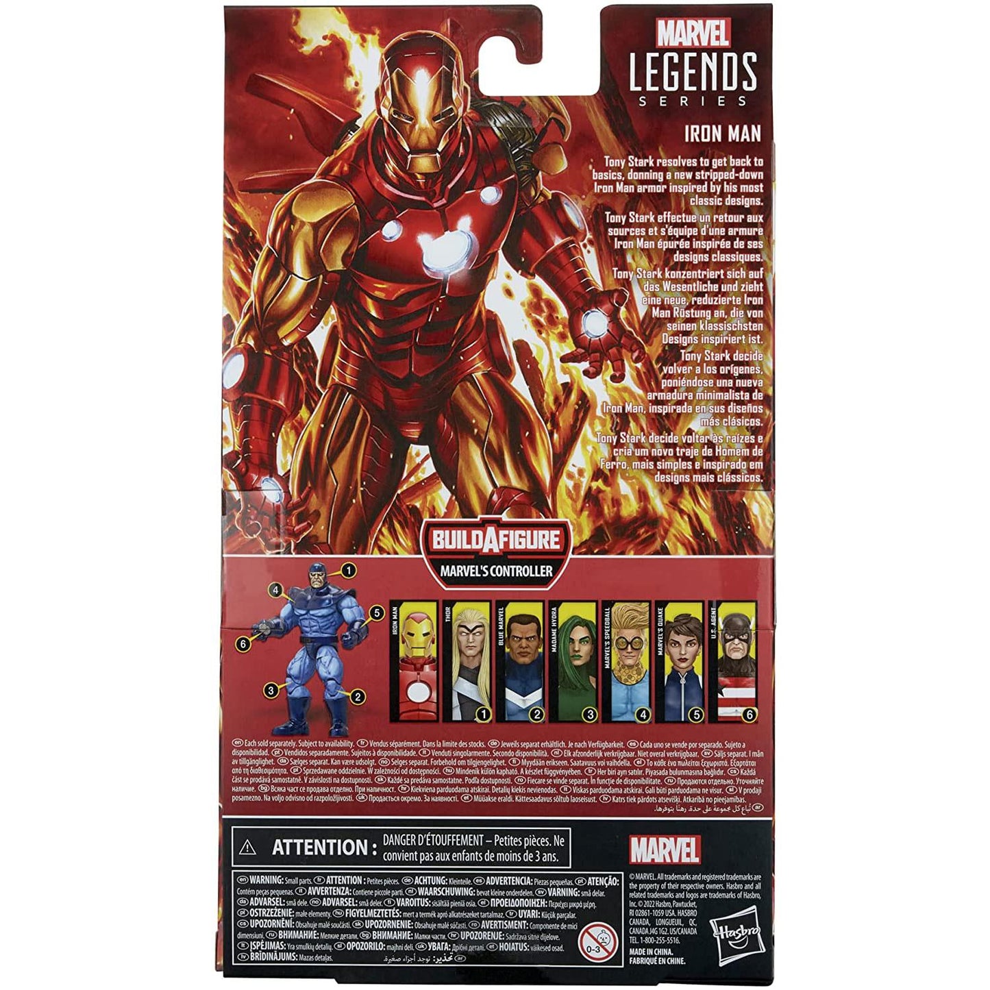 IRON MAN Action Figure Build-A-Figure F47900 Marvel Toys Legends Series