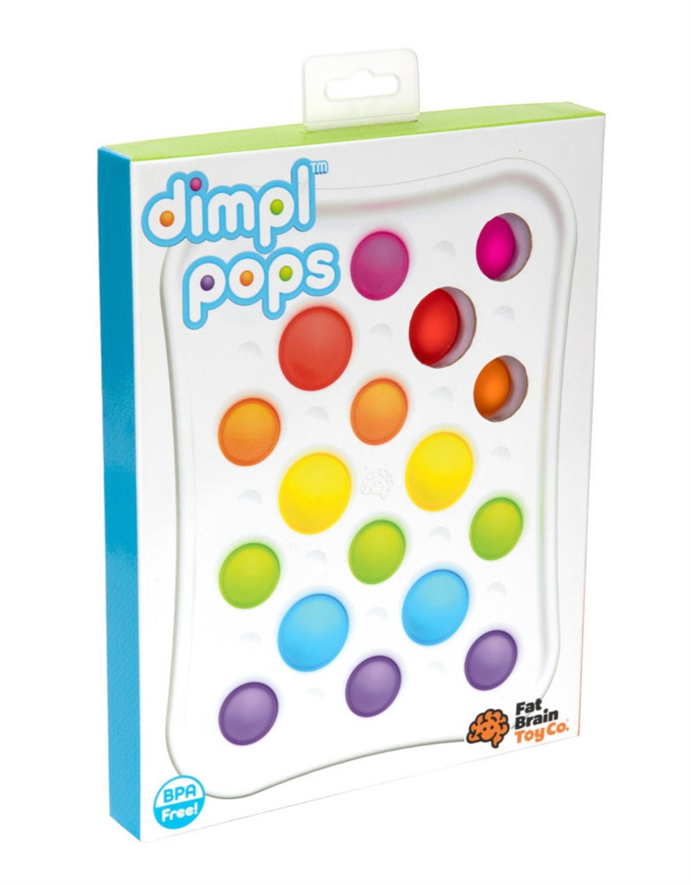 Fat Brain Toy Co dimpl pops bubbles F335ML Sensory Fidget Toy Stress Relief Pop