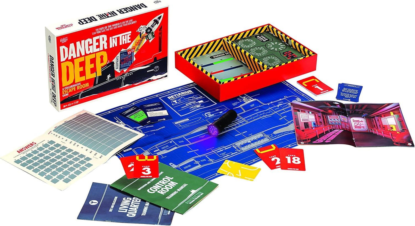 Danger in the Deep CSGDANGER – Collaborative Escape Room Game by Professor Puzzle | Underwater Mystery Puzzle Adventure