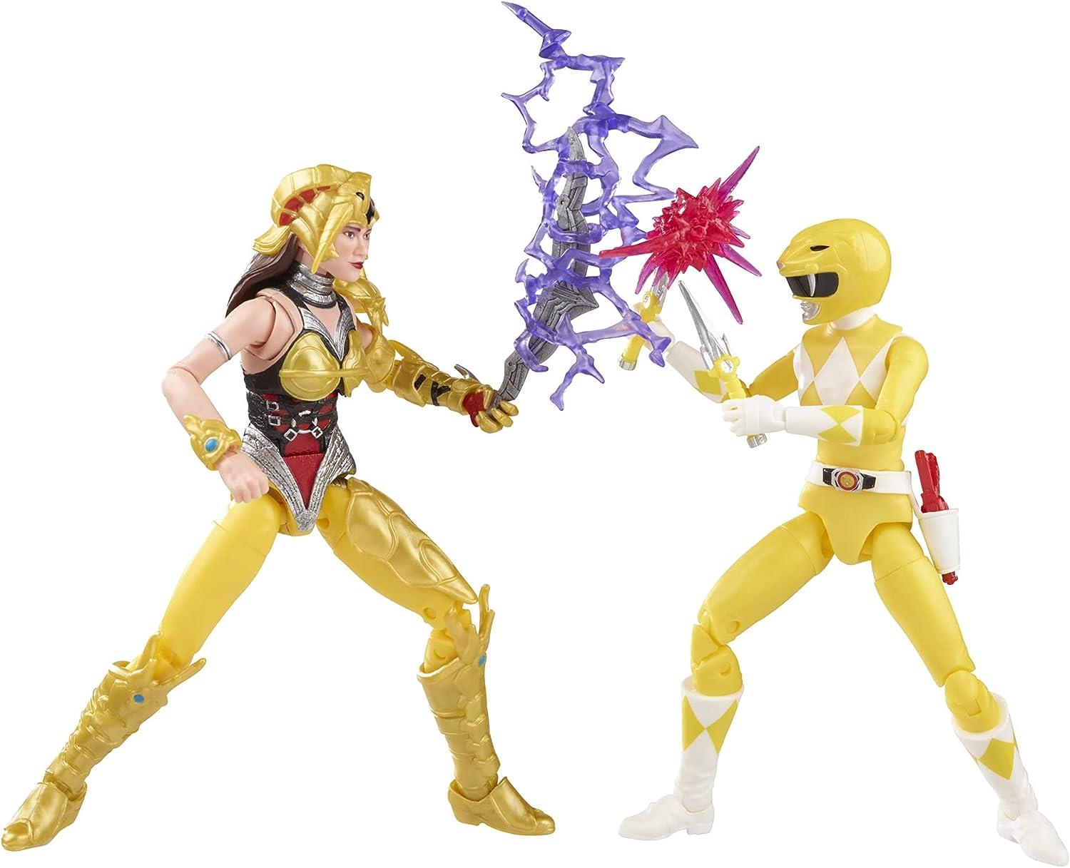 Power Rangers Lightning Collection F2047 Mighty Morphin Yellow Ranger Vs. Scorpina 2-Pack