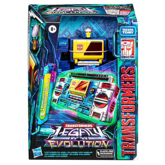Twincast & Autobot Rewind F7208 7" Action Figures Transformers Legacy Evolution