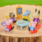 Peppa’s Playgroup F8868 – Peppa Pig 5-Figure Set with Classroom Accessories | Preschool Playset for Kids