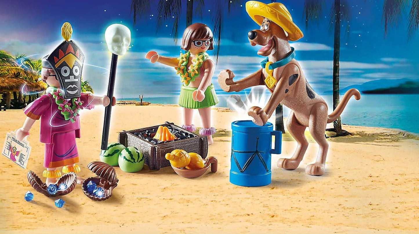 Playmobil Scooby-Doo! Adventure with Witch Doctor 46 Pieces Ages 5+ 70707