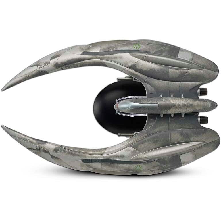 #02 Modern Cylon Raider (2004 Series) Model Diecast Ship (Eaglemoss / Battlestar Galactica)