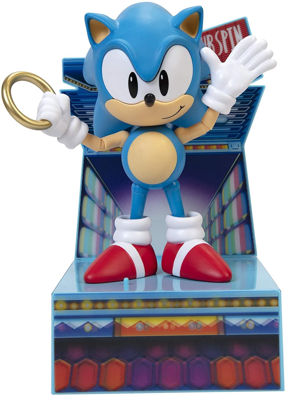 Sonic The Hedgehog (Classic) 7” Sonic Collectible Action Figure 30th Collector Edition