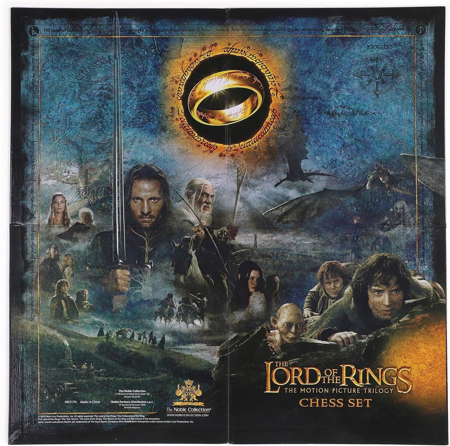 Battle For Middle-Earth Lord of the Rings Chess Set NN2174 The Noble Collection