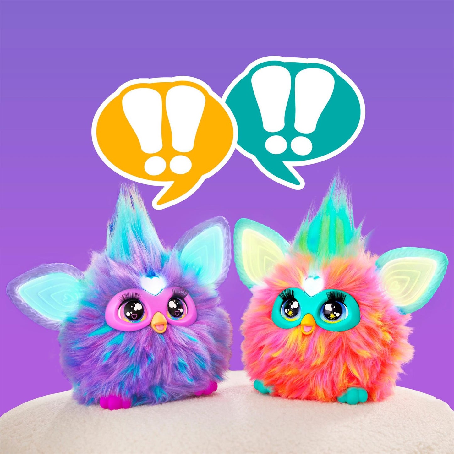 Hasbro Furby Coral F6744 Interactive Plush Toy for Kids 6+ | Voice Activated, Lights, Music & Accessories